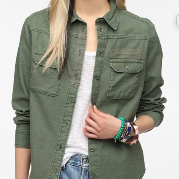 BDG Tops - Urban Outfitters BDG Military Shirt Jacket